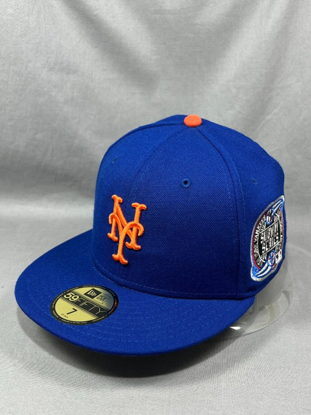 New York Mets New Era 59Fifty Hat Fitted 7 2000 Subway Series Cooperstown Cap